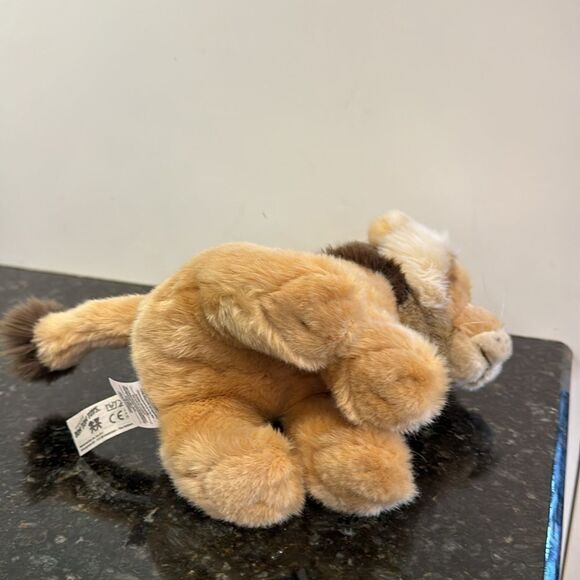 Vintage 1986 bon ton toys plush lion WWF stuffed animal. Size 8” - Picture 6 of 8